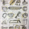 Essential Tools In Baking - 2012 Dan Grzeca Poster Art Print Art Prints