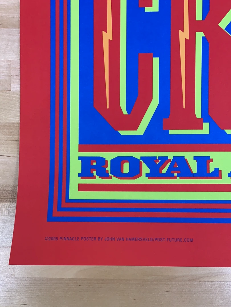 Eric Clapton Cream - 2005 John Van Hamersveld Poster London AE 19x27.5