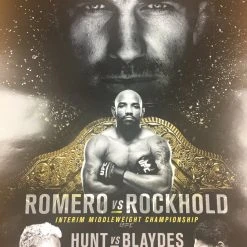 Sold Out Posters UFC 221 - 2018 Poster Romero Vs Rockhold Interim Middleweight Championship