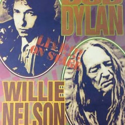 Bob Dylan/Willie Nelson - 2004 Mark Arminski Poster Fishkill, NY Dutchess Stadiu Gig Posters