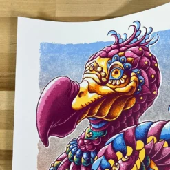 Dodo - 2021 BioWorkz Poster Dave Matthews Band Pink Gig Posters