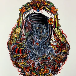 Erin Jesme Christ - 2009 Deuce 7 Poster Art Print S/N #1/27 Art Prints