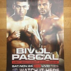 Sold Out Posters Boxing - 2018 Poster Bivol Vs Pascal