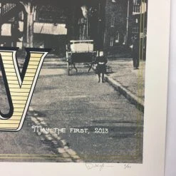 Gig Posters The Ledbury - 2013 Dan MacAdam Crosshair Poster Art Print