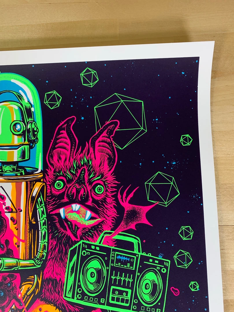 Skrillex - 2014 Munk One Poster Barcelona, Spain Ker Club Gig Posters