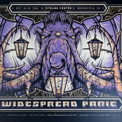 Half Hazzard Press Widespread Panic - 2016 Half Hazard Press Poster Broomfield, CO