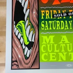 TAZ Gig Posters Pearl Jam - 1998 T.A.Z. Poster Maui, HI Cultural Center Variant