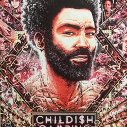 Childish Gambino - 2019 Miles Tsang Poster Paris, FRA AccorHotels Arena AP