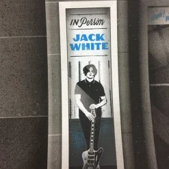 Jack White - 2018 Matthew Jacobson Poster Detroit, MI Little Ceasars Arena