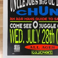 TAZ Gig Posters Drive Like Jehu - 1993 T.A.Z. Poster Los Angeles, CA Roxy 1st Ed