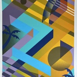 Coachella - 2018 Teddy Kelly Poster Empire Polo Indio, CA S/N