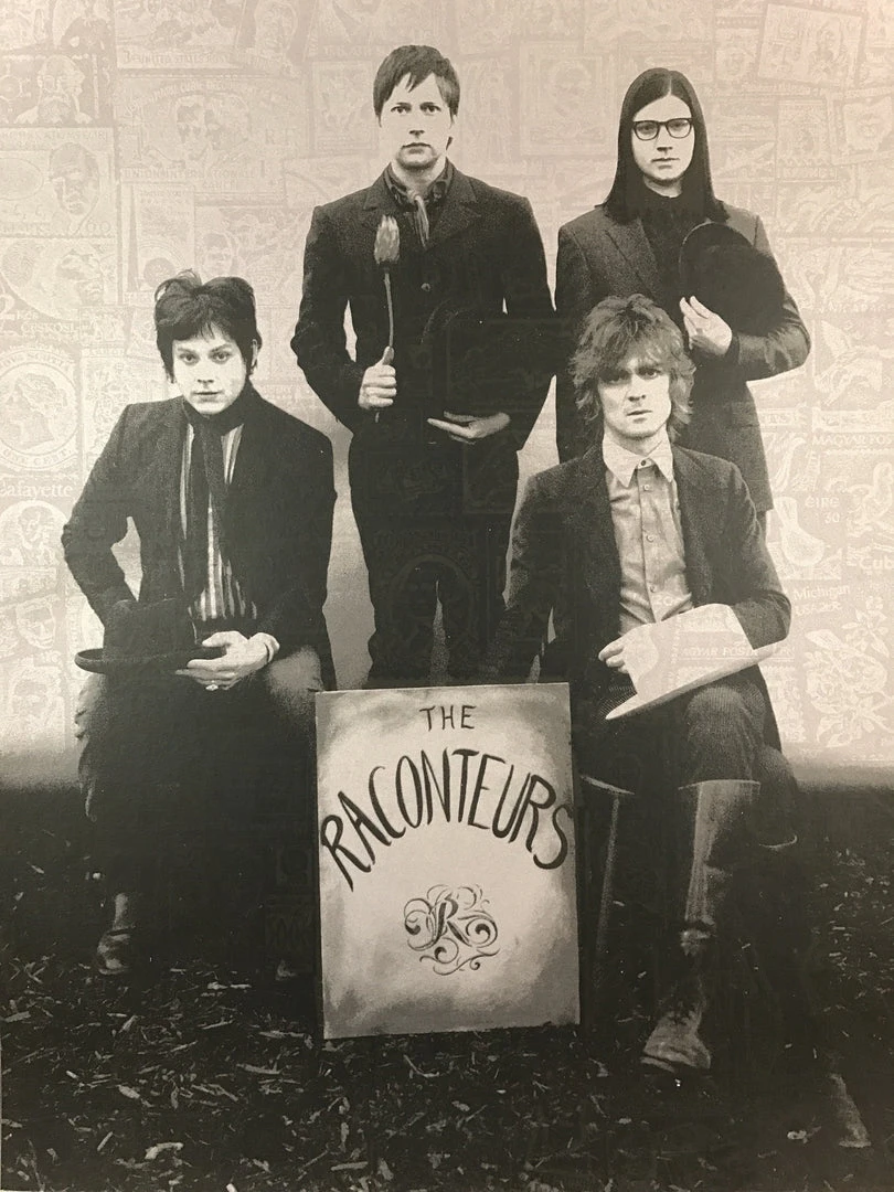 The Raconteurs - 2008 Rob Jones Poster Black Light, Stamps, Jack White Gig Posters