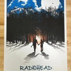 Radiohead - 2012 Joshua Budich Poster St. Triphon, Switzerland 2nd Gig Posters