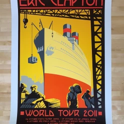 Eric Clapton - 2011 Ron Donovan Firehouse Poster World Tour (#3)