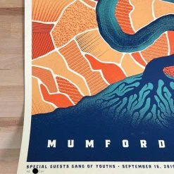 Mumford & Sons - 2019 DKNG Poster Phoenix, AZ Talking Stick Gig Posters
