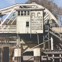 A.C. Newman - 2009 Dan MacAdam Crosshair Poster Chicago, IL Logan Square Auditor