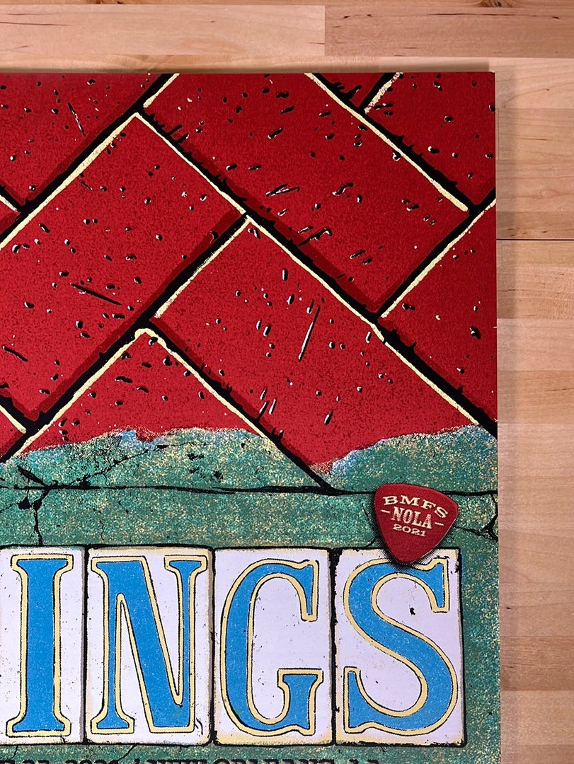 Billy Strings - 2021 Mike Tallman Poster New Orleans, LA 3/25 AP