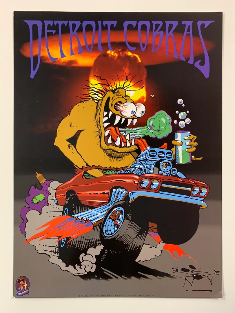 Detroit Cobras - 2004 Stanley Mouse Poster Gig Posters