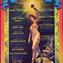 Gig Posters MHP 20 George Clinton - 1996 Kevin Haapala Poster Maritime Hall San Fran 1st