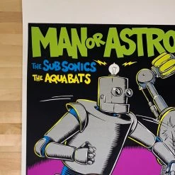 Man Or Astro-Man? - 1996 Chris Coop Poster West Hollywood, CA Troubadour