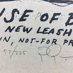 Raise The Woof - 2009 Jay Ryan Poster Chicago, IL House Of Blues With Devil In A