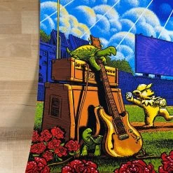 Dead & Company - 2021 James Flames Poster Chicago, IL Wrigley Field