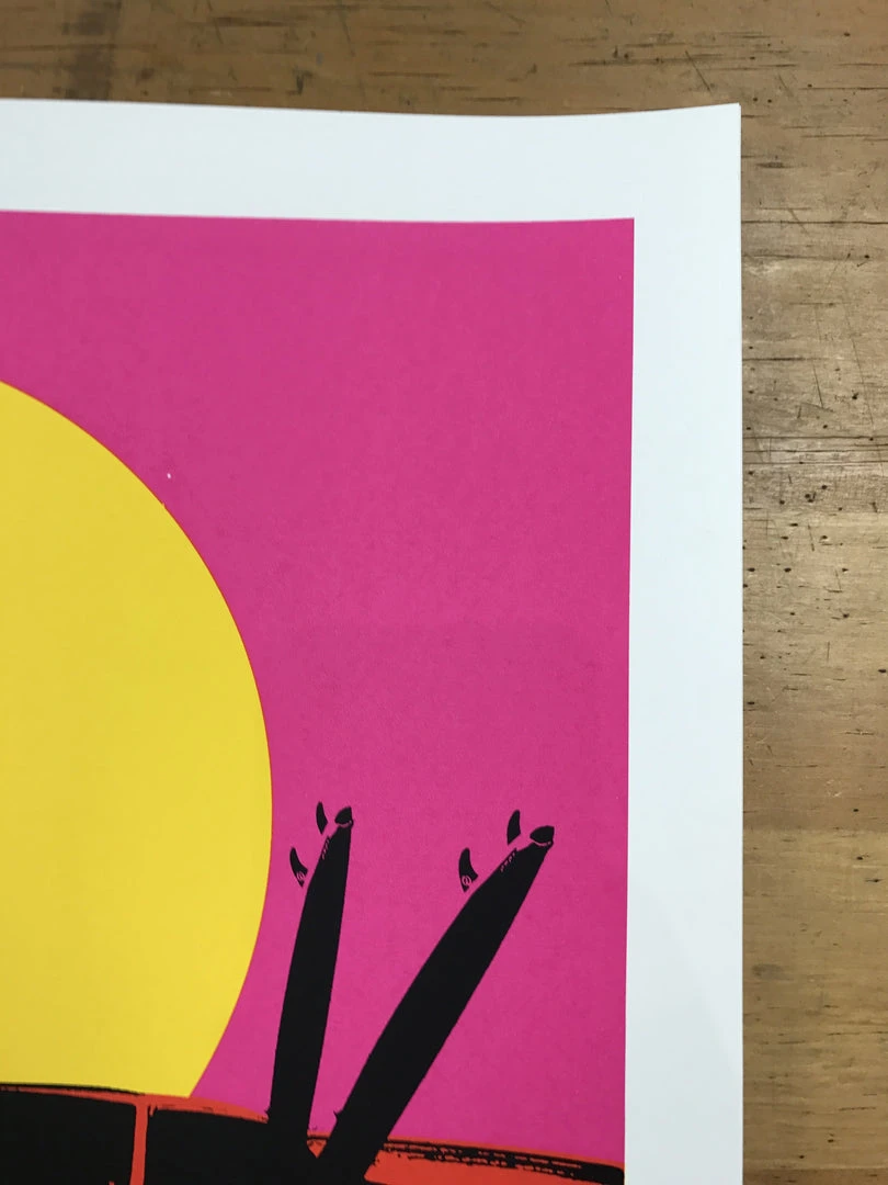 Bryan Adams - 2016 Billy Perkins Poster Cedar Park Texas Gig Posters