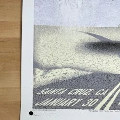 Willie Nelson - 2006 Emek Gan Poster Santa Cruz, CA Catalyst