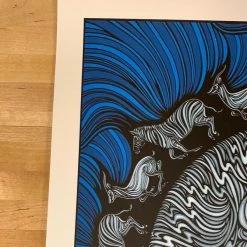 Passion Pit - 2013 Todd Slater Poster Cary, NC Booth Amphitheater Gig Posters