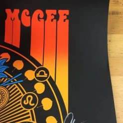 Colorado Umphrey's McGee - 2015 Scrojo Poster Belly Up Aspen, CO Band Autographed Silver