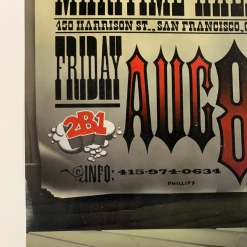 Gig Posters MHP 35 Willie Nelson - 1997 Jim Phillips Poster Maritime Hall San Fran 1st