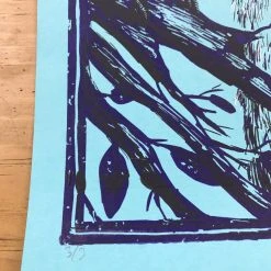 The Avett Brothers - 2016 Zeb Love Poster Pittsburgh, PA Stage AE VARIANT BLUE