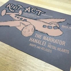 Sold Out Posters Riot Act - 2005 Poster Empty Bottle Chicago, IL