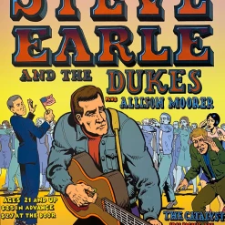 Gig Posters Steve Earle - 2005 Spain Rodriguez Poster Santa Cruz, CA