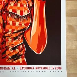 The Black Crowes - 2008 Ken Taylor Poster Birmingham, AL Gig Posters