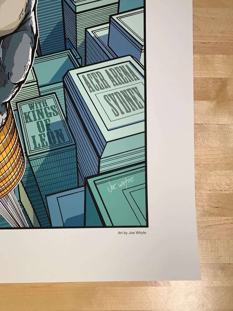 Pearl Jam - 2006 Joe Whyte Poster Sydney, Australia Acer Arena