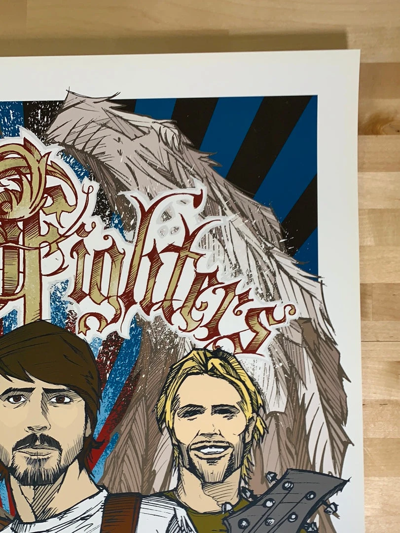 Foo Fighters - 2005 Rhys Cooper Poster Melbourne, AUS Gig Posters