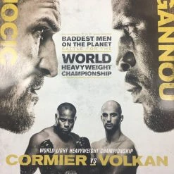 Sold Out Posters UFC 220 - 2018 Poster Miocic Vs Ngannou Cormier Vs Volkan