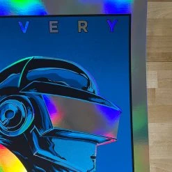 Daft Punk - 2016 Tim Doyle Poster Discovery FOIL