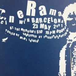 Cinerama With Barcelona - 2001 Mimi Ikeuchi Poster Metro Cafe