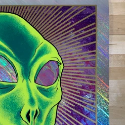 Foil Posters Foo Fighters - 2020 Brian Ewing Poster Cleveland, OH Rapture Foil