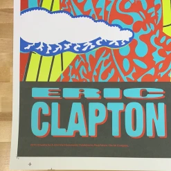 Eric Clapton - 2011 John Van Hamersveld Poster Japan Tour Steve Winwood Gig Posters