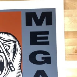 TAZ Gig Posters Megadeth - 1998 T.A.Z. Poster Anchorage, AK Eagen 1st Ed