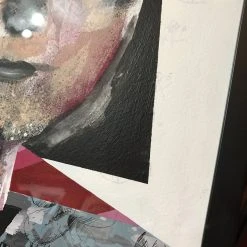 Untitled 15 - 2016 Collin Van Der Sluijs Original Painting FRAMED Signed