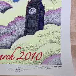 Gig Posters Stephen Lynch - 2010 EMEK Poster UK Tour Bone Edition