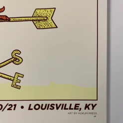 Kings Of Leon - 2017 Tyler Skaggs Poster Louisville, KY KFC Yum! Center