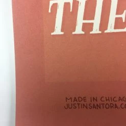 Walk The Moon - 2015 Justin Santora Poster Philadelphia, PA Theatre Of The Livin Gig Posters