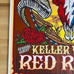 Sold Out Posters Colorado Dark Star Orchestra - 2018 Poster Autographed Red Rocks Morrison, CO