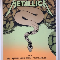 Gig Posters Metallica - 2019 Paul Pope Poster Cleveland, OH Quicken Loans