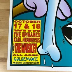 Superchunk - 1995 Frank Kozik Poster Los Angeles, CA Whisky A Go-Go Gig Posters